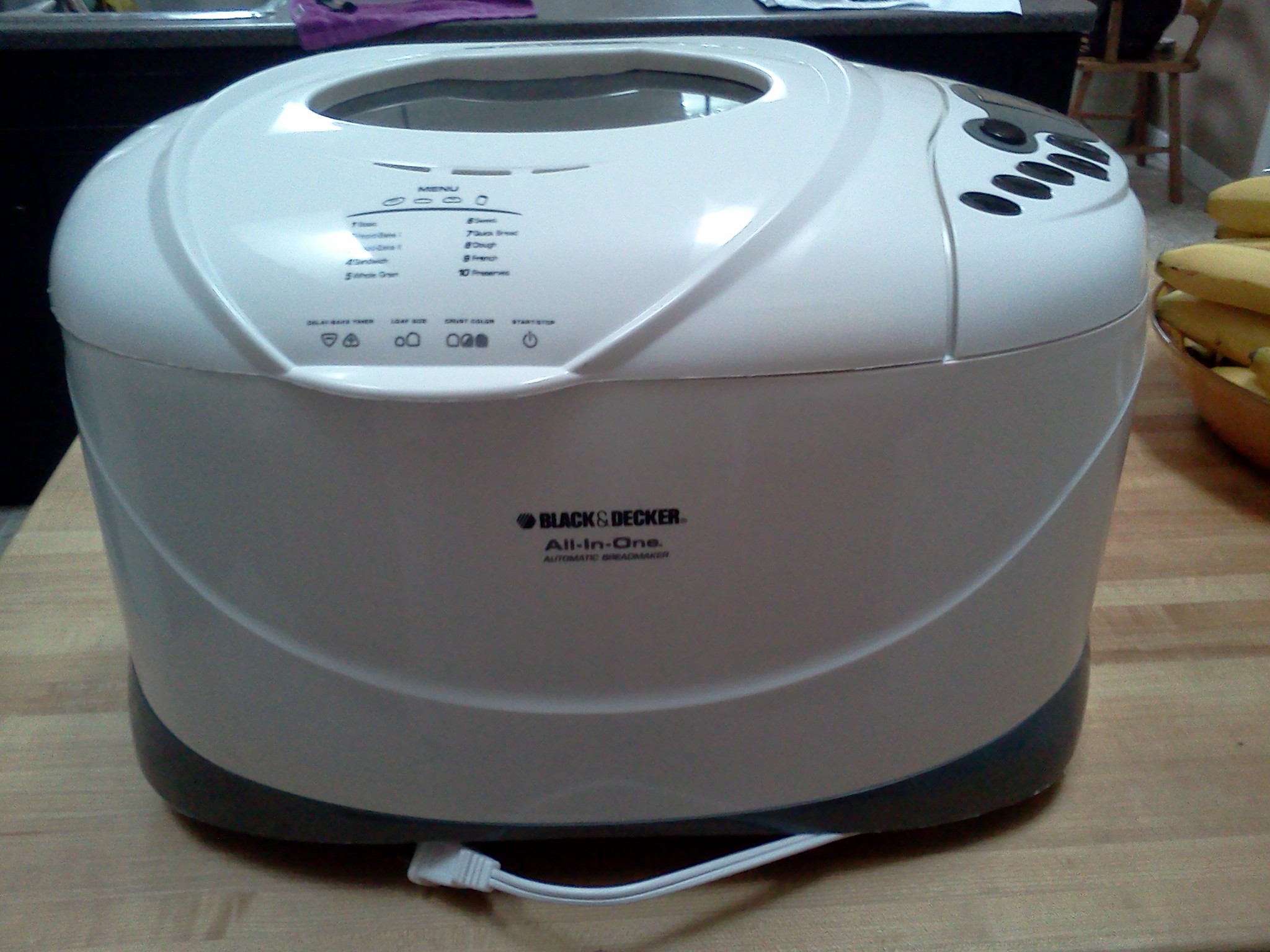 How to use a Black and Decker All in One Bread Machine 